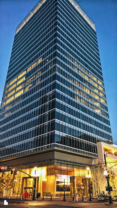 Mormonenes hovedkvarter etter ferdigstillelse