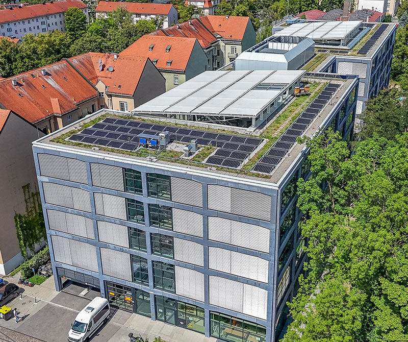 Et bilde av det ferdigstilte GIZ Start-up and Innovation Centre i München