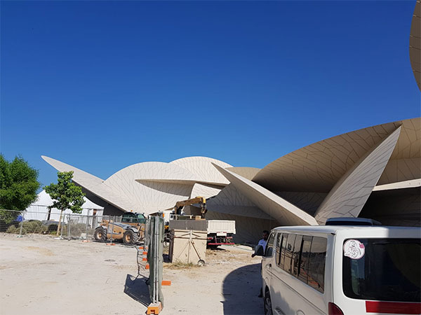 Heavydrive utplassert på Nasjonalmuseet i Doha (Qatar)